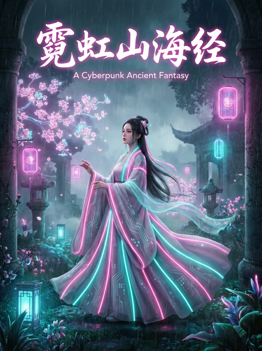 katie fey 古风奇缘短剧 - 霓虹山海经海报
